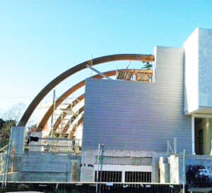 Travi-curve-per-villa-privata